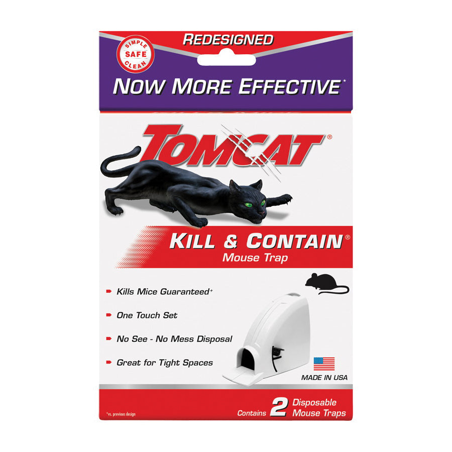 TOMCAT® Kill & Contain® 0360630 Mouse Trap, Plastic – Jackson's Hardware